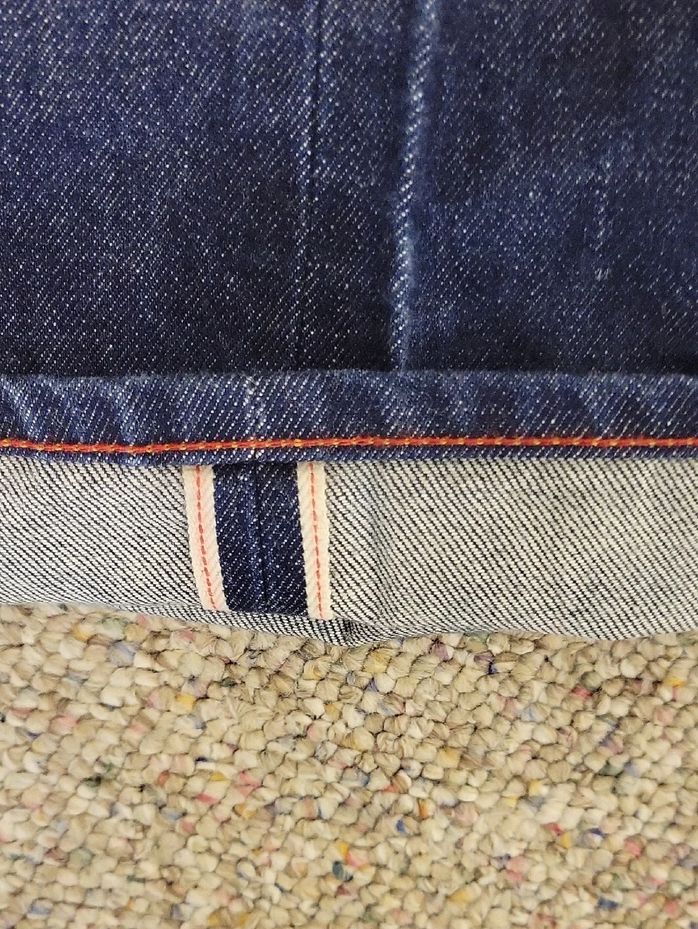 Gustin The Regular #7 Classic Dark Blue Straight-Leg Jeans 29 X 32 Selvedge